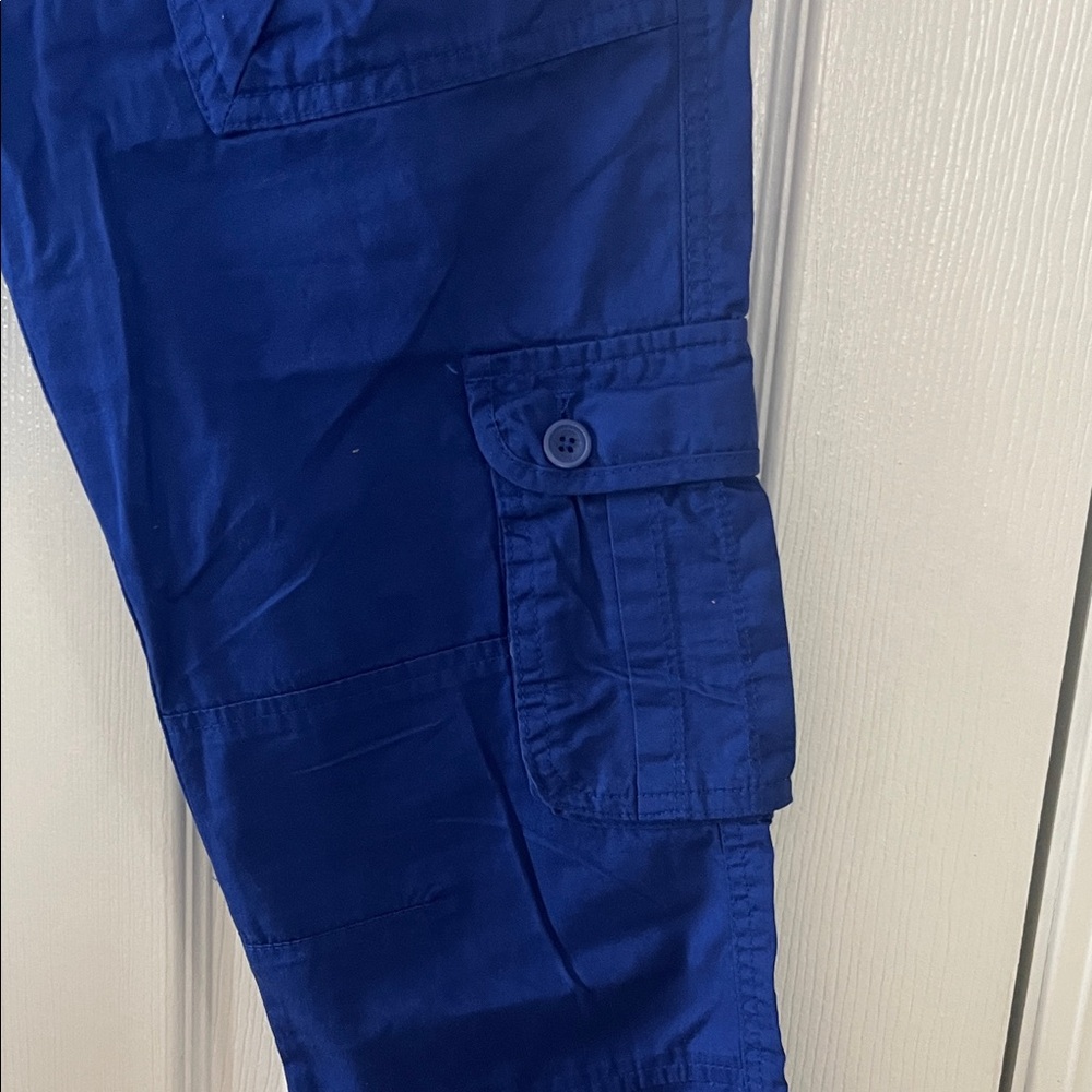 GAP Women's Blue Cargo Pants - Picture 4 of 5